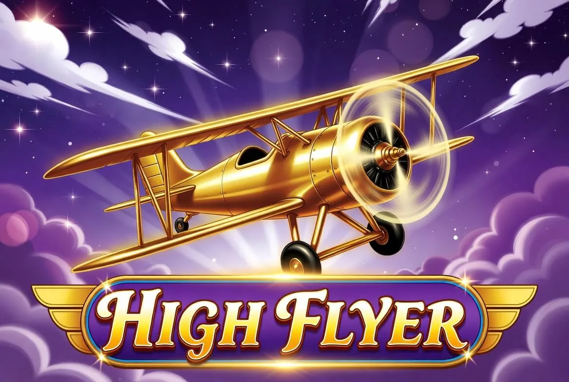 Panel riwayat pengali High Flyer yang sering disalahartikan sebagai pola